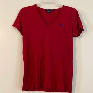 Ralph Lauren Sport. Red Short sleeved Top